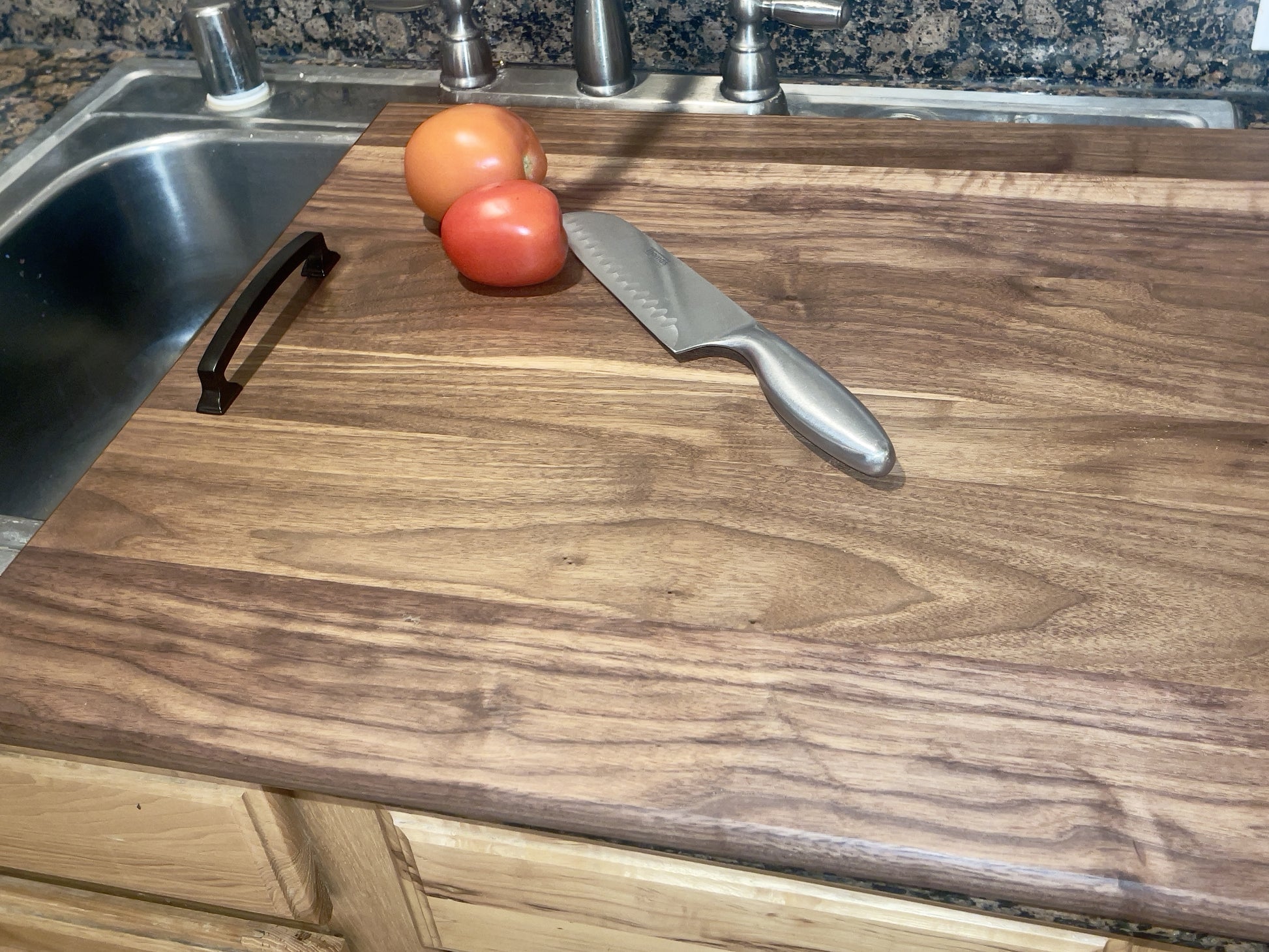Black Walnut Noodle Board - Stovetop Cover - Cutting Board - Serving T